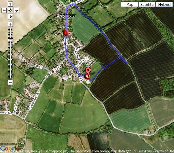 Newmarket Duathlon second run route